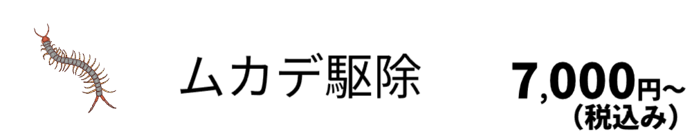 ムカデ駆除対象の画像